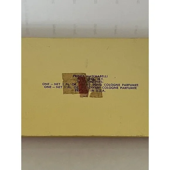 Prince Matchabelli Stradivari Perfume & Wind Song Perfume Cologne Duet VINTAGE - Picture 2 of 12